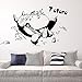 Fangeplus(TM DIY Removable My Neighbour Totoro Sleep Art Mural Vinyl Waterproof Wall Stickers Kids Room Decor Nursery Decal Sticker 22.8''x18.1''