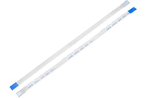 uxcell Flexible Flat Cable,150mm 1mm Pitch 4 Pins FPC FFC Flexible Ribbon Cable for LCD TV DVD Player 5Pcs (B Type)