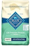 Blue Buffalo Life Protection Formula Puppy Dog Food - Natural Dry Dog Food for Puppies - Lamb and Oatmeal - 30 lb. Bag