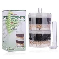 Water & Wood New Underwater Air Driven Corner Filter