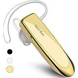 New bee Bluetooth Earpiece V5.0 Wireless Handsfree Headset 24 Hrs Driving Headset 60 Days Standby Time with Noise Cancelling