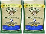 Feline Greenies 2 Pack of Smartbites Hairball Control Cat Treats, Tuna, 4.6 Ounces Per Pack