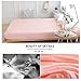 BuLuTu Cotton Deep Pocket Solid Fitted Bed Sheet Queen Pink-Breathable, Premium,Durable and Comfortable,Single Fitted Sheet Without Pillowcases