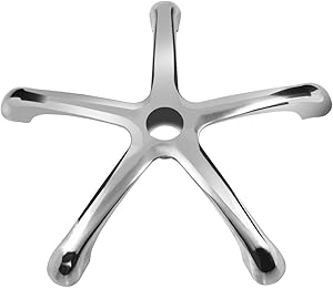 20.5" Stool Chair Base Replacement Parts to Repair Office Swivel Pneumatic Stool Bottom, Strong Aluminum Metal