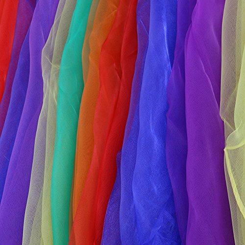 image for Dconfident Juggling Dance Scarves Magic Tricks Performance Pack of 12 