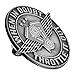 PinMart Antique Silver When in Doubt Throttle It Out Biker Lapel Pin