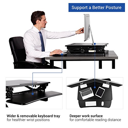 FlexiSpotHeightAdjustableStandupDesk35wideplatformStanding