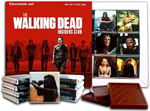 DA CHOCOLATE Souvenir Candy THE WALKING DEAD Chocolate Gift Set Famous TV series design 5x5in 1 box (Red Prime)