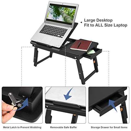 2 SONGMICS+Multi+Function+Foldable+Adjustable+Breakfast