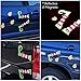 Bigtime Signs XL Reflective Christmas Car Elf Legs Magnet Set - 5-Piece Magnetic Christmas Decorations for Cars with Jingle Bells - Fun Automotive Decor for The Holidays - Magnetic Elf Legs and Bells