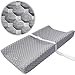 Super Soft and Comfy Changing Pad Cover for Baby by BlueSnail (Gray)