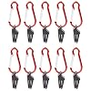 LEZED Tarp Clip Tent Clips met Carabiner Luifel Klem Luifel Clip Houder Winddicht Plastic Luifel Klem Lock Grip voor…