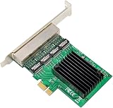 Wresetly RJ45 4-Port Gigabit Ethernet Server Adapter PCI-E X1 Network Card view 5
