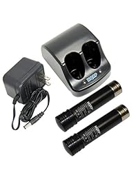 HQRP Cargador de batería y dos baterías para Black & Decker, 3,6 V Versapak VP100, VP110 22 4040 22 4035 vp130 vp100 C vp105 C vp110 C 152370 03 Power Tools + HQRP Posavasos