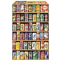 Educa 14835 Miniature Cans Jigsaw Puzzle, One Color