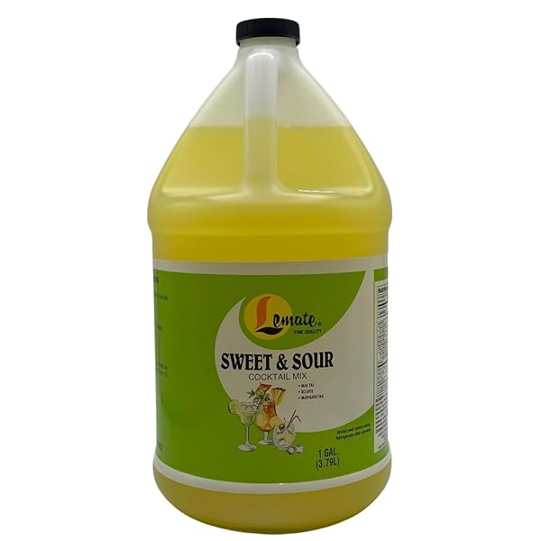LEMATE SWEET & SOUR MIX – 1 GALLON...