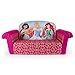 Marshmallow Furniture, Children's 2 in 1 Flip Open Foam Sofa, Disney Princess, by Spin Master