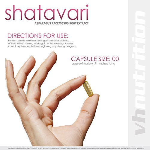 Shatavari | 700mg Asparagus racemosus Capsules | 30 Day Supply - Thumbnail 3
