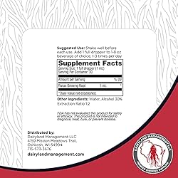 Dairyland Management LLC Red Ginseng Extract