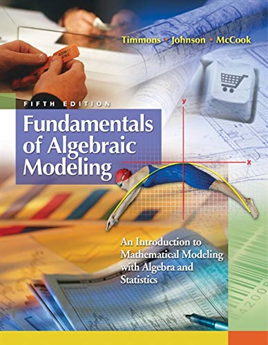 Fundamentals Of Algebraic Modeling