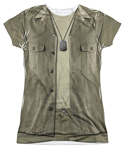 Mash Hawkeye Costume Junior Fit All Over Front T-Shirt