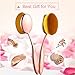 Summifit 10 Pcs Soft Oval Brushes Set Foundation Concealer Eyeliner Eyeshadow Blush Contour Makeup Brush Kit Cosmetic Tools