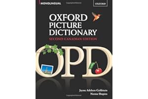 Oxford Picture Dictionary, Canadian Edition: Monolingual