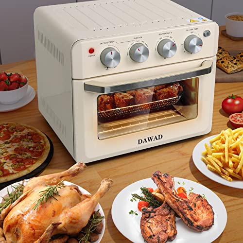 DAWAD Air Fryer Toaster Oven, Compact Small Convection Oven Countertop