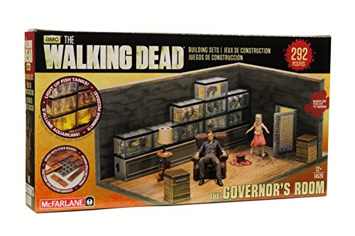 McFarlane Toys Building Sets -The Walking Dead TV The Governor's Room Building Set (292 pcs/pzs)