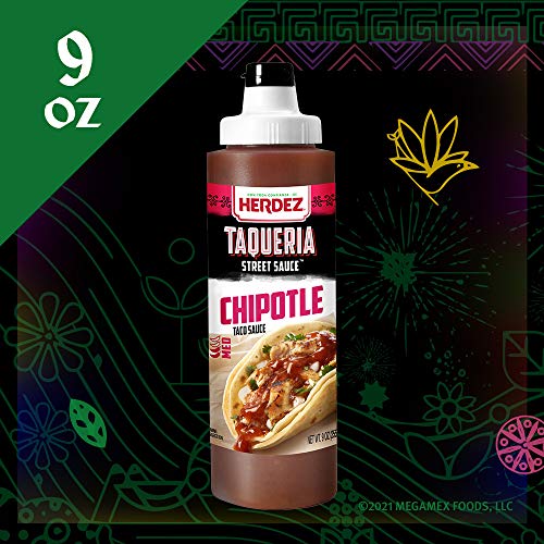 HERDEZ TAQUERIA STREET SAUCE SMOKY CHIPOTLE, MEDIUM, 9 OZ.