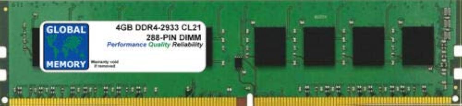 4GB DDR4 2933MHz PC4-23400 288-PIN DIMM MEMORY RAM COMPATIBLE WITH PC DESKTOPS/MOTHERBOARDS