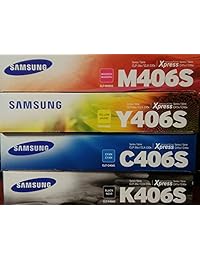 Samsung parte # CLT-K406S CLT-C406S. CLT-M406S. Conjunto de tóner CLT-Y406S (OEM)