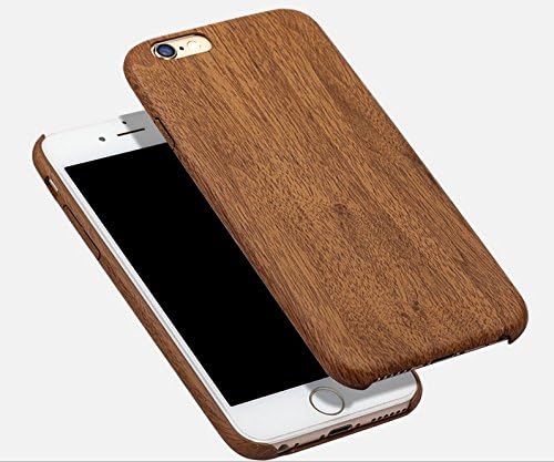 2016 New Case For iPhone 7/7 Plus Case Retro Vintage Wood Pattern Leather PU Cases For iPhone 7/7 Plus Slim Back Cover (iphone7 dark brown)