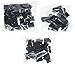 Premium Big Briks Black Basic Builder Set #1 - 84 Pack - (Big LEGO DUPLO Compatible) - Large Pegs