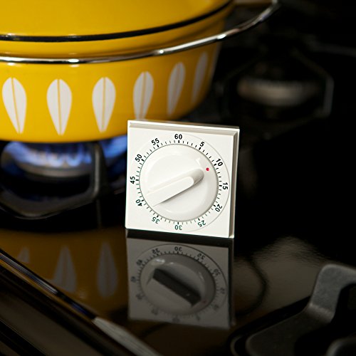 Fox Run 4286 Square Timer, 60-Minute, White