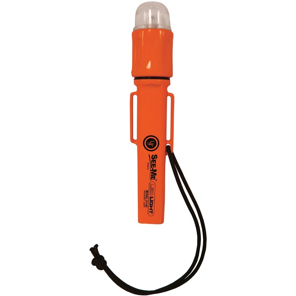 Photo 1 of **COLOR IS BLUE**ust See-Me 1.0 Waterproof 20 Lumen Steady-On LED Light for Emergency, Camping, Hiking and Outdoor Survival, Orange, One Size (20-51150-08)