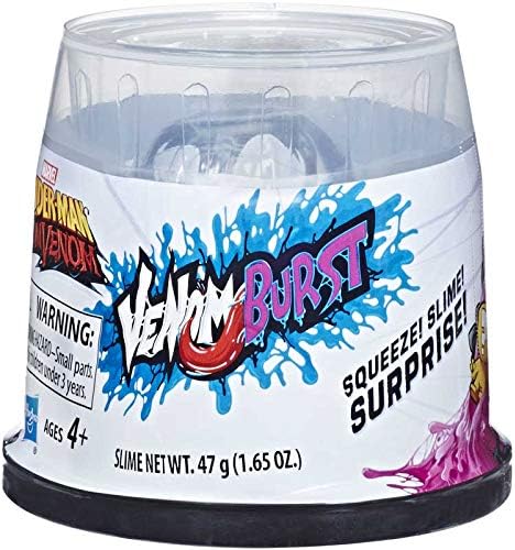 Mashems Marvel Spider-Man Venom Burst- Each Venom Burst figure includes one outer figure, one surprise inner figure, and ooze.
