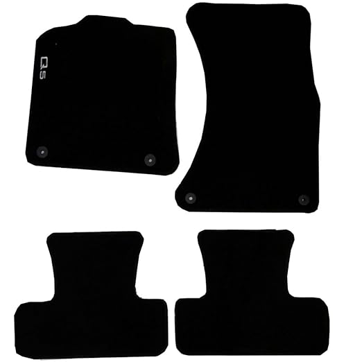 title=Rebeca Shop- Tappetini Auto In Moquette Con 4 Clip Di Fissaggio