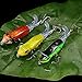 XFISHMAN Topwater-Bass Fishing-Lures 3.5in Bait Floating Rotating Tail Frog Poppers Lure for Bass Pike