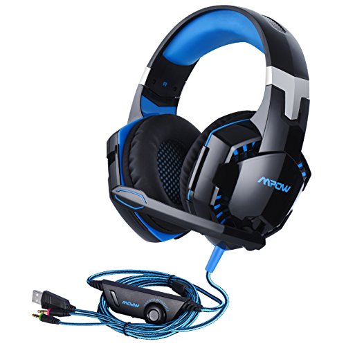 Mpow Gaming Headset, Over Ear USB Wired PC Gami…