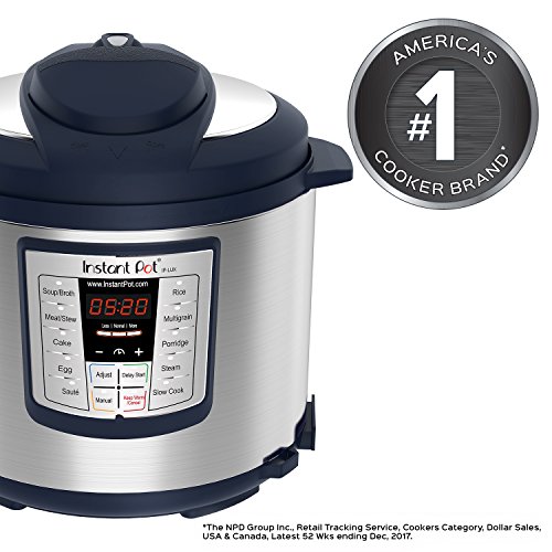 1 Instant+Pot+Lux+Blue+Programmable
