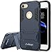 Z-Roya iPhone 7s Case, [Robot-Bear] Dual Layer Protective Hybird Armor Case[Slim Fit] Advanced Shock Absorption Protection with Kick-Stand Feature for Apple iPhone 7/7s-GTXA07B-Black Blue