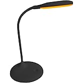 hooga Desk Lamp, Blue Light Blocking, 3 Modes: Amber 1600K, Red, Full-Spectrum 4000K, Dimmable, Rechargeable, Eye Strain Relief, Circadian Friendly