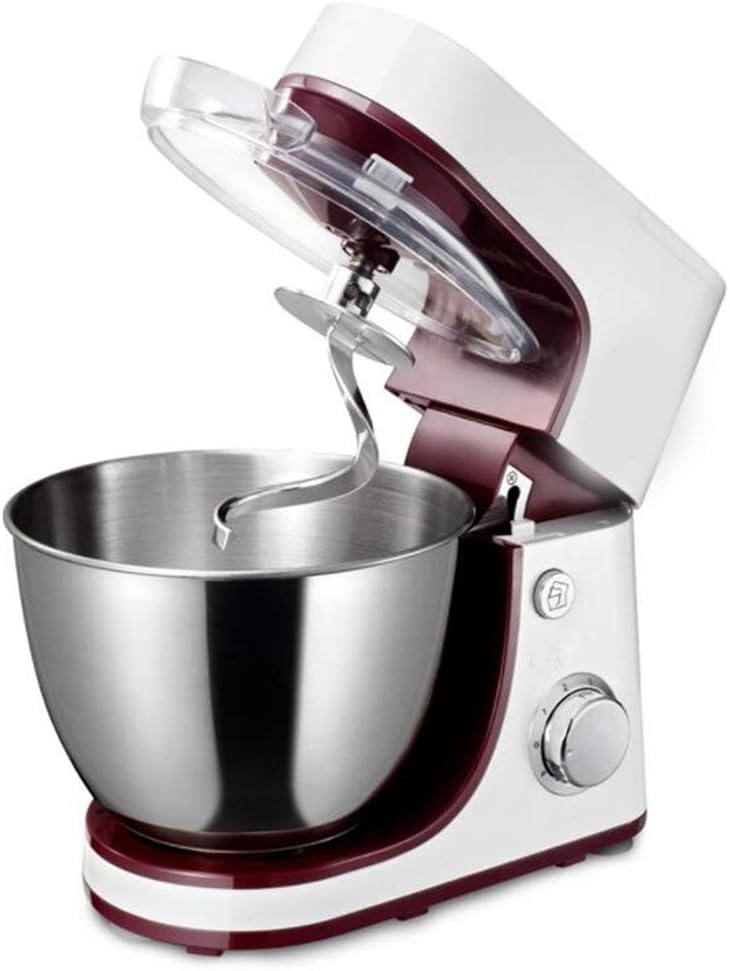 LWQ Electric Food Blender Mixer,1200W 4.2L 6-Speed Electric Food Blender Mixer with Whisk Flat Beater Dough Mixer