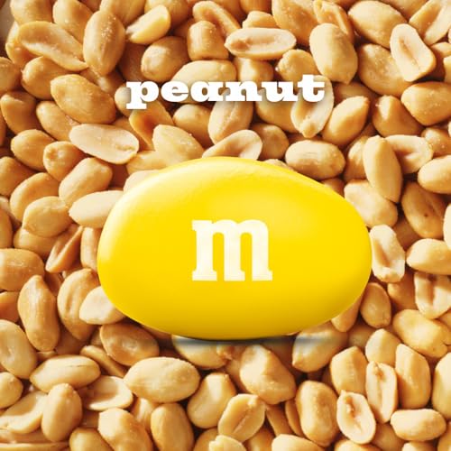 M&M’S PEANUT MILK CHOCOLATE CANDY HAPPY BIRTHDAY CARD AND GIFT BOX ALL IN ONE BIRTHDAY PRESENT FOR ALL AGES, 10.05 OZ BOX