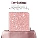 Galaxy Tab A 8.0 Case 2017, BENTOBEN Slim Fit Glitter Sparkly Flip Folio PU Leather Stylus Holder Auto Sleep/Wake Protective Smart Cover for Samsung Galaxy Tab A 8.0 2017 (SM-T380/SM-T385), Rose Gold