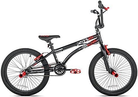 BMX Freestyle 20" Inch Bikes- Boys Custom Racing And Tricks Bike- The Games Begin- Steel Frame Front Rear Pegs BMX Saddle Seat Alloy Brakes Fully Customized Affordable Durable- Ready For Your Boy