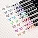 Japanese Style Gel Ink Pen 0.5mm Colorful Fine Ballpoint Maker Pen for Office School Stationery Supply,Pack of 8, Assorted Colors