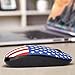 Jelly Comb 2.4G Slim Wireless Mouse with Nano Receiver, Less Noise, Portable Mobile Optical Mice for Notebook, PC, Laptop, Computer, Macbook - American Flag Pattern