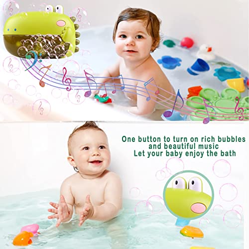 Bath Dinosaur Toys for Toddlers ,Tub 1000 Bubbles Makes Bathtub Bubble